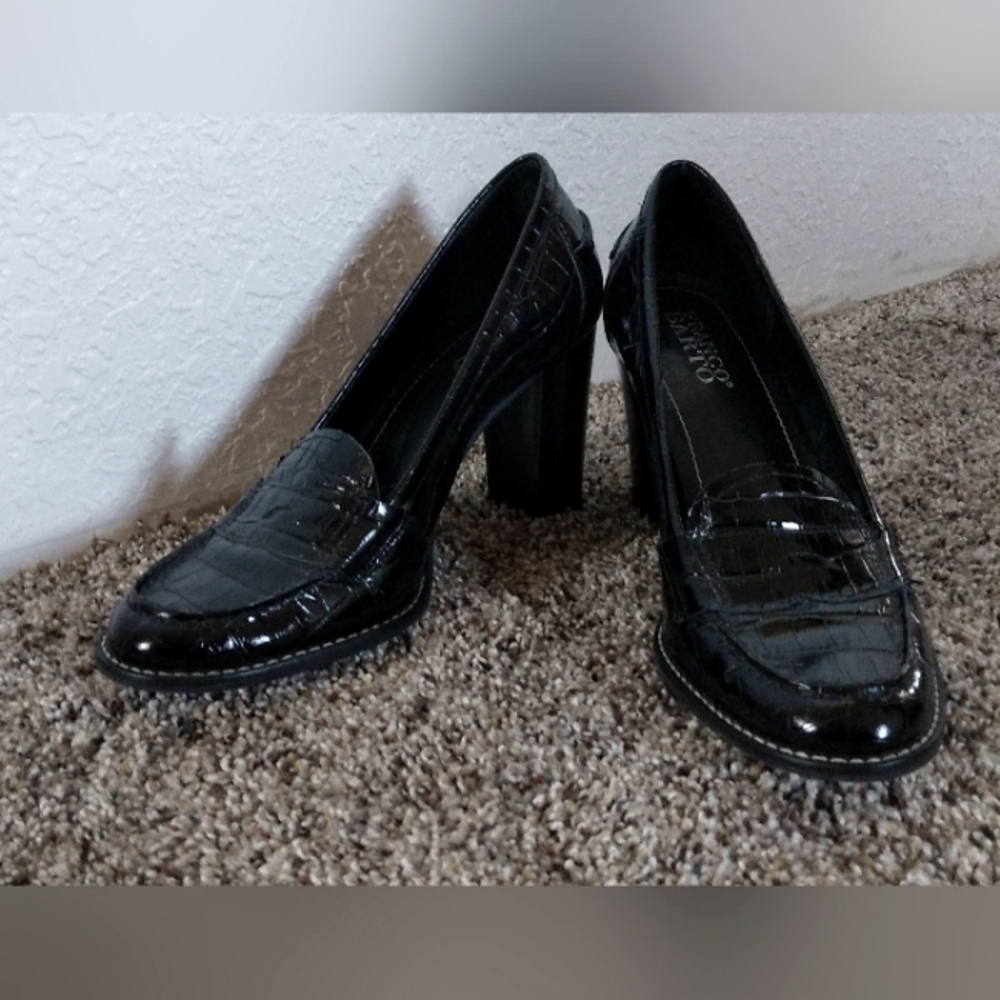 FRANCO SARTO black dress heels size 8.5